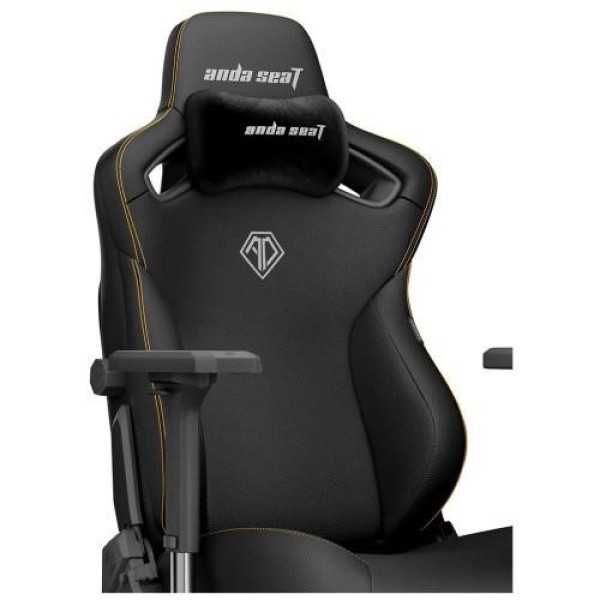 Комп'ютерне крісло для геймера Anda Seat Kaiser 3 XL black (AD12YDC-XL-01-B-PVC)