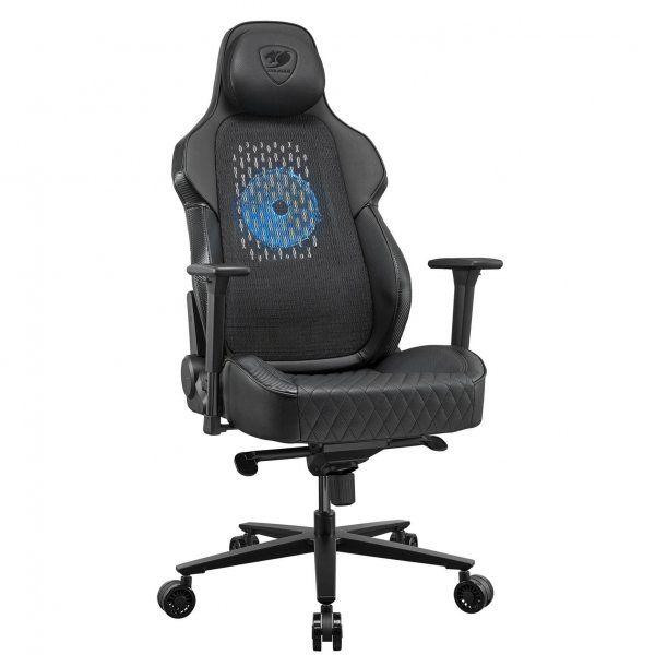 Комп'ютерне крісло для геймера Cougar NxSys Aero Black