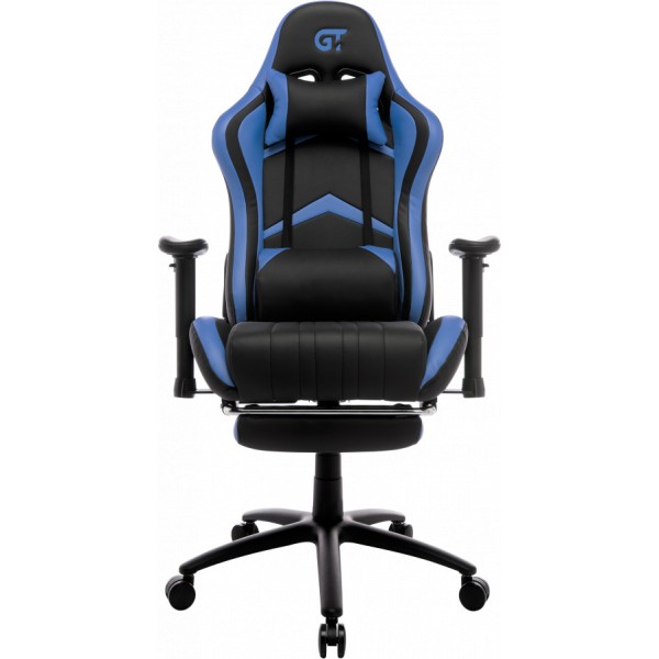 Комп'ютерне крісло для геймера GT Racer X-2534-F black/blue