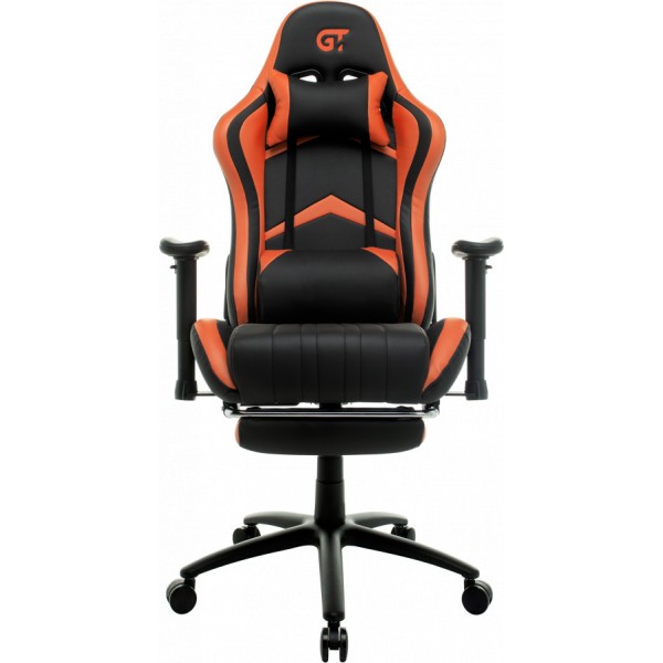 Комп'ютерне крісло для геймера GT Racer X-2534-F black/orange