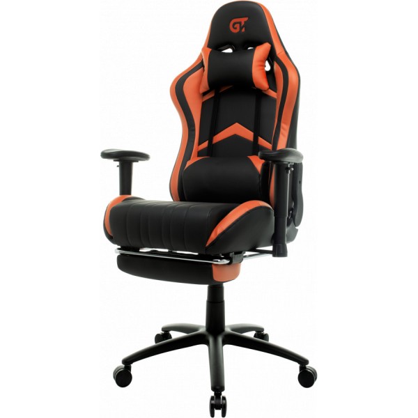 Комп'ютерне крісло для геймера GT Racer X-2534-F black/orange