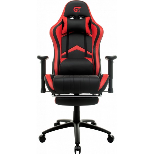 Комп'ютерне крісло для геймера GT Racer X-2534-F black/red