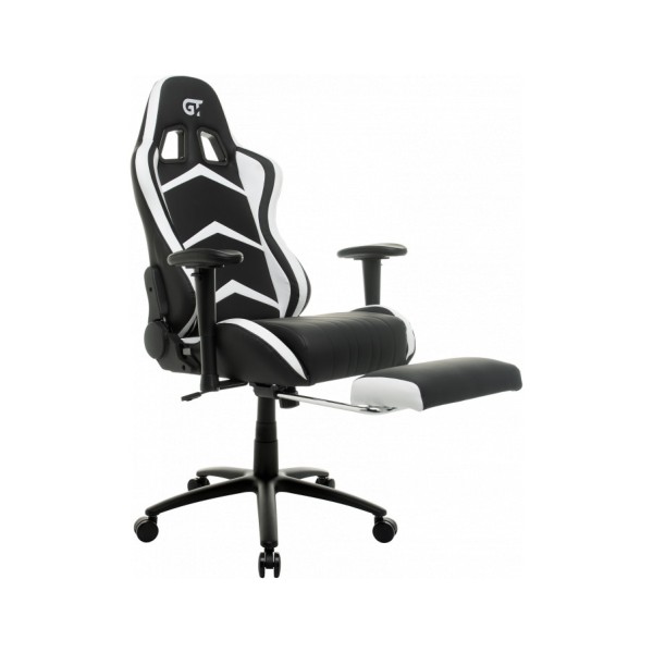Комп'ютерне крісло для геймера GT Racer X-2534-F black/white