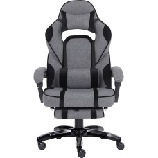 GT Racer X-2749-1 Fabric Gray\\Black Suede