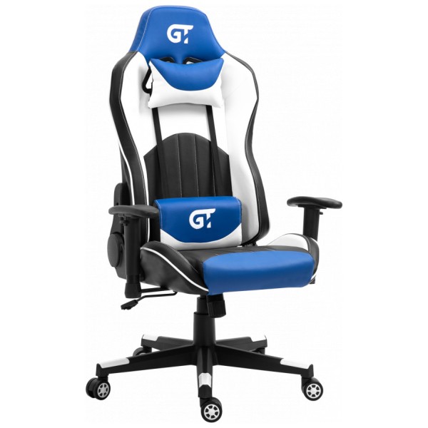 Комп'ютерне крісло для геймера GT Racer X-5813 black/blue/white