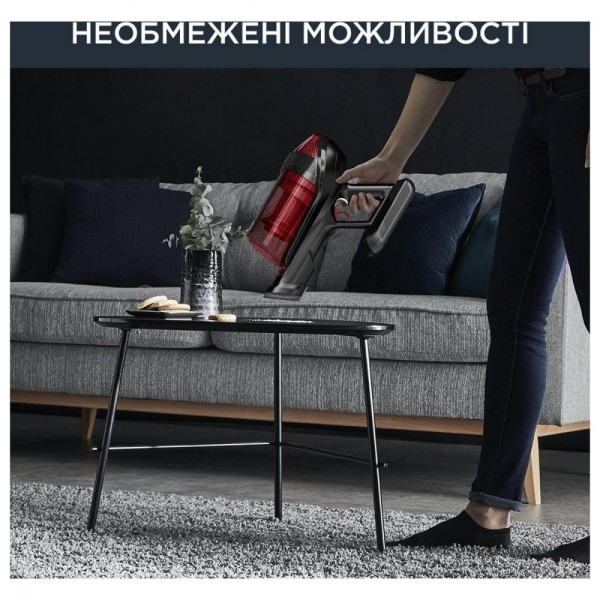 Вертикальний + ручний пилосос (2в1) Rowenta X-Force Flex 12.60 Animal Care Red RH98A9WO