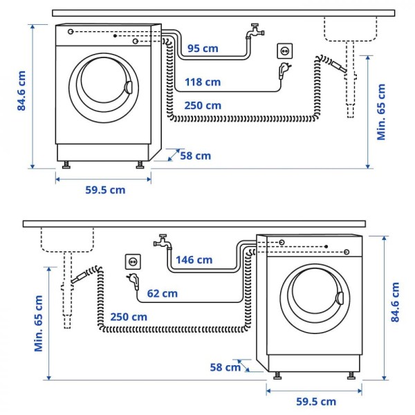 Прально-сушильна машина автоматична IKEA 805.254.62