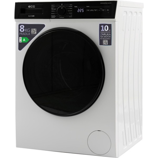 Пральна машина автоматична ECG EWF 801202 iSteam BlackLine