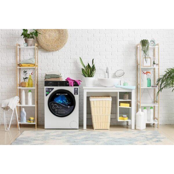 Пральна машина автоматична ECG EWF 801202 iSteam BlackLine