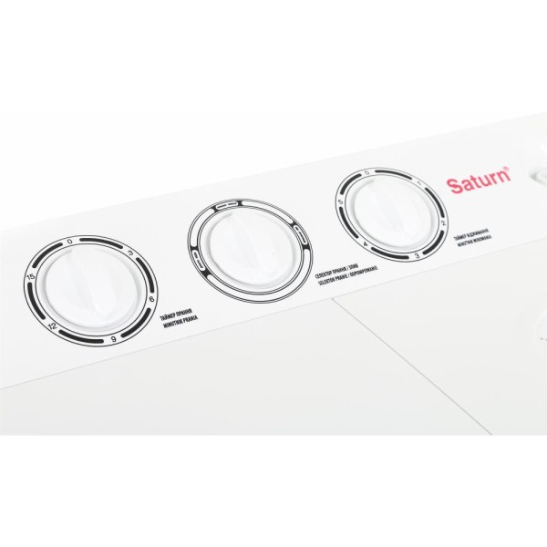 Пральна машина напівавтомат Saturn ST-WM0623 White