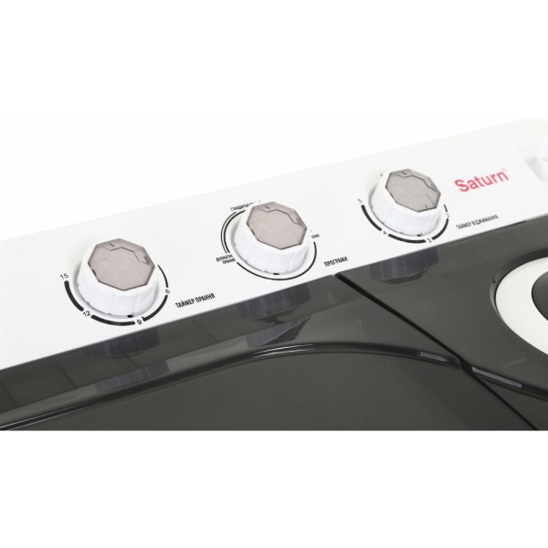 Пральна машина напівавтомат Saturn ST-WM0624 Black