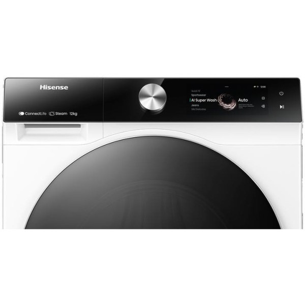 Пральна машина автоматична Hisense WF7S1247BW