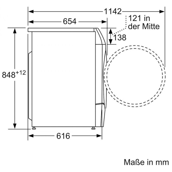 Прально-сушильна машина автоматична Bosch WNC244070