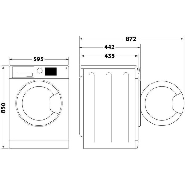 Пральна машина автоматична Whirlpool WRSB 7259 BB