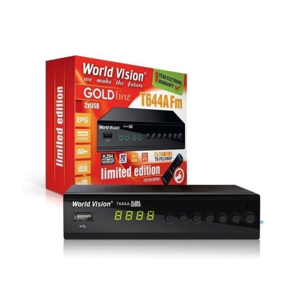 Ресивер наземного мовлення World Vision T644A FM