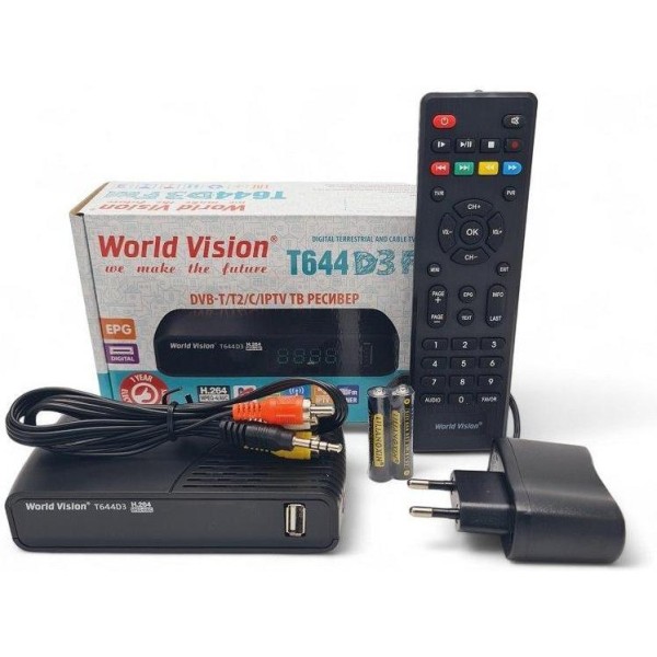 Ресивер наземного мовлення World Vision T644D3 FM