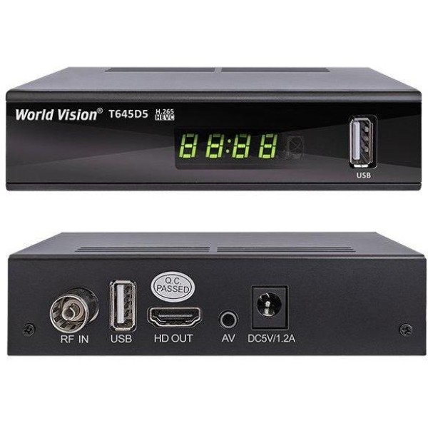 Ресивер наземного мовлення World Vision T645D5 FM