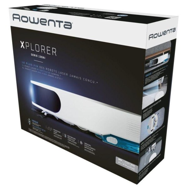 Робот-пилосос з вологим прибиранням Rowenta X-Plorer Serie 130 Ai RR9067WH