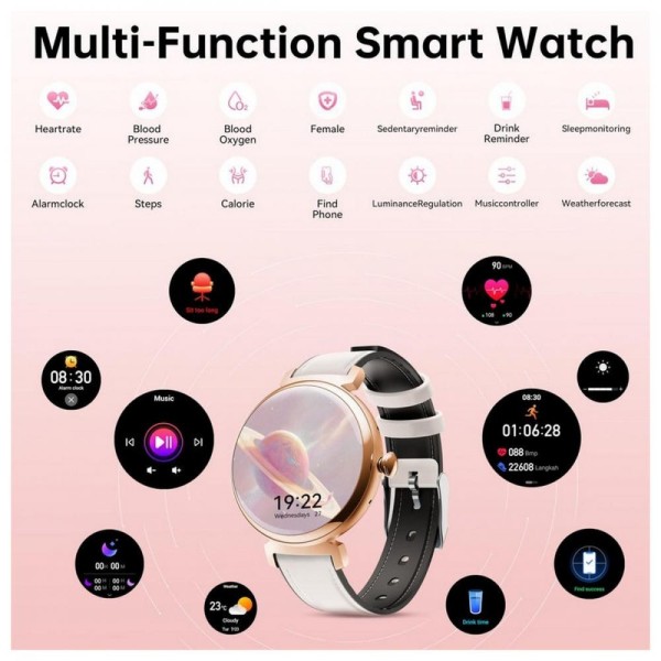 Смарт-годинник Oukitel BT30 Gold (6931940742252)