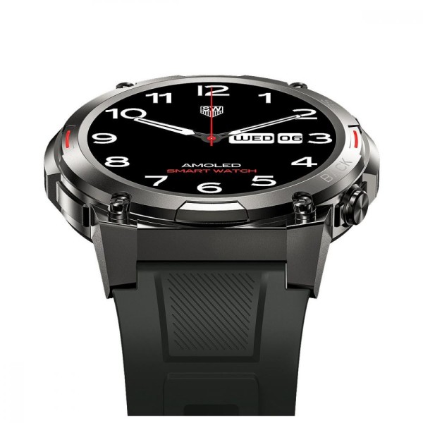 Смарт-годинник Oukitel BT50 Black (6931940742276)