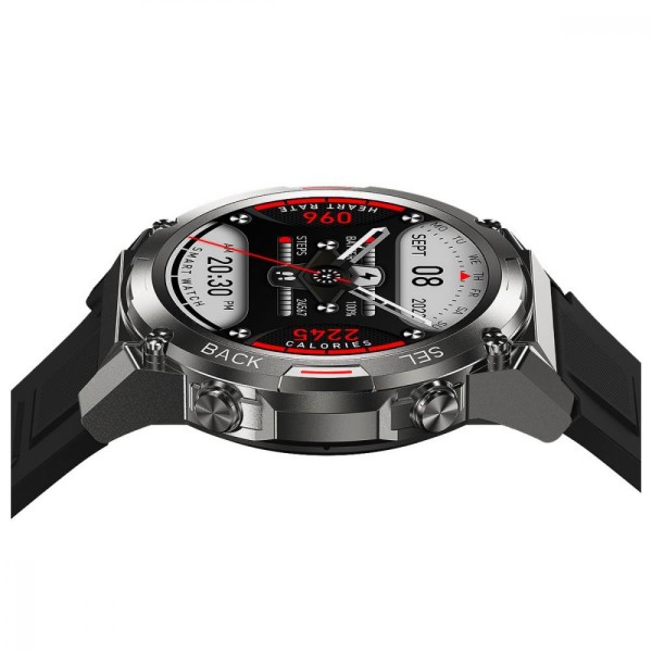Смарт-годинник Oukitel BT50 Black (6931940742276)