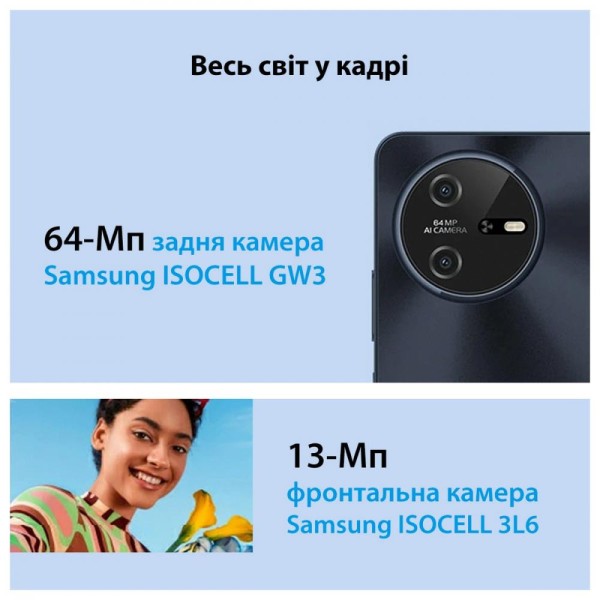 Смартфон Blackview Oscal Tiger 12 8/128GB Blue