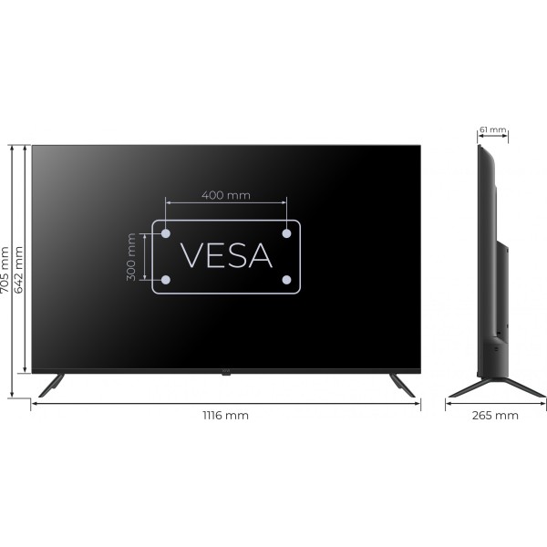 Телевізор KIVI 50'' UHD Prime E5 QLED (50U770QB)