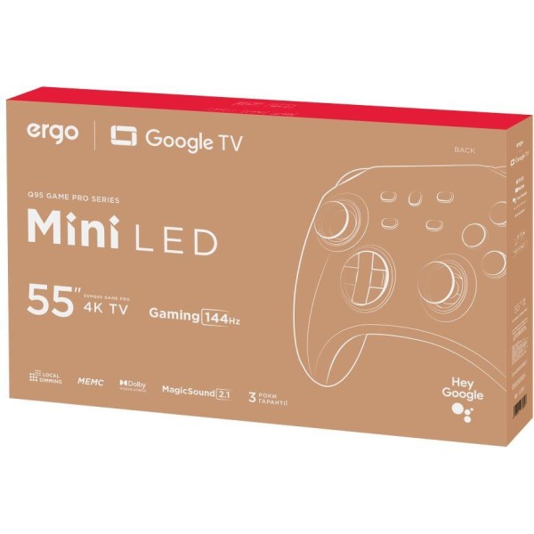 Телевізор ERGO 55MQ95 Game PRO