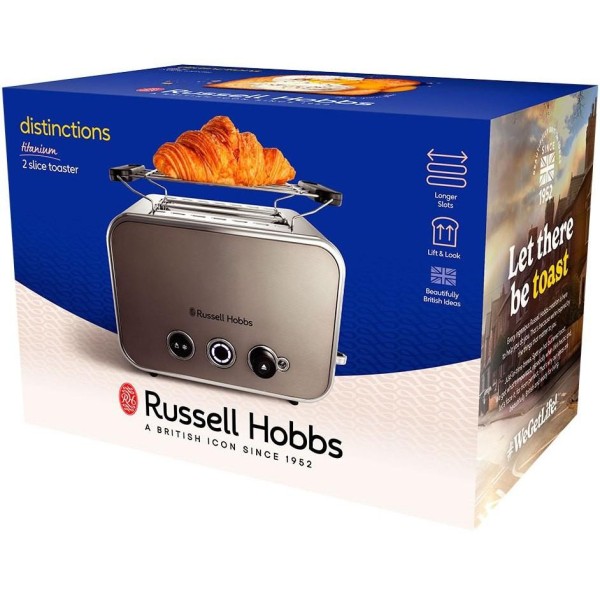 Тостер Russell Hobbs Distinctions 2-Slice Titanium 26432-56