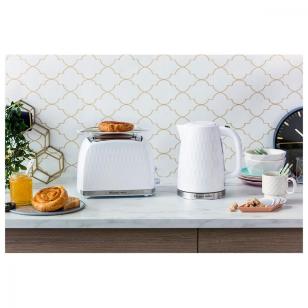 Тостер Russell Hobbs Honeycomb White 26060-56