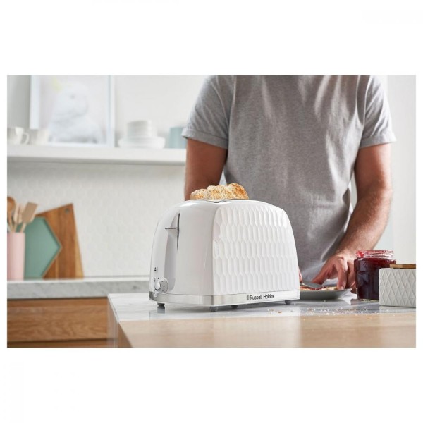 Тостер Russell Hobbs Honeycomb White 26060-56