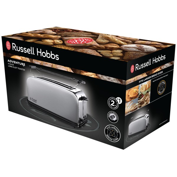Тостер Russell Hobbs Oxford 4 Slice Long Slot 23610-56