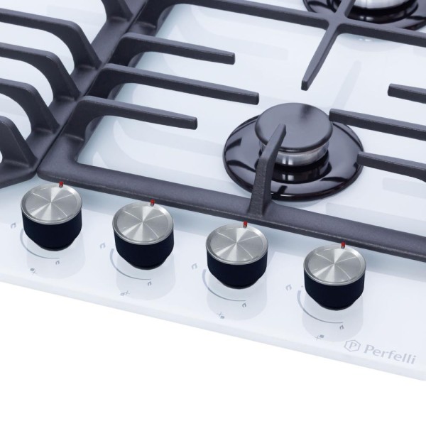 Варильна поверхня газова Perfelli DIAMOND G69C BIANCO
