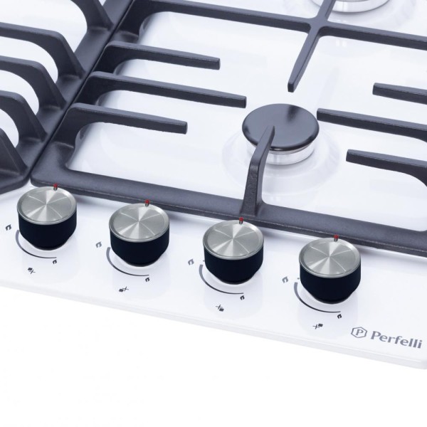 Варильна поверхня газова Perfelli DIAMOND M69C BIANCO