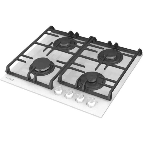 Газова варильна поверхня Borgio DL 6390-11 White Glass
