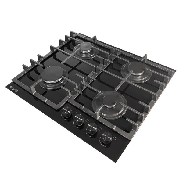 Газова варильна поверхня Borgio DR 6390-15 BLACK GLASS FFD