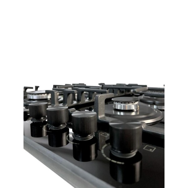 Газова варильна поверхня Borgio DR 6390-15 BLACK GLASS FFD