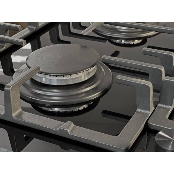 Газова варильна поверхня Borgio DR 6390-15 BLACK GLASS FFD