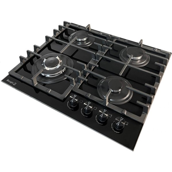 Газова варильна поверхня Borgio DR 6392-15 Black Glass FFD