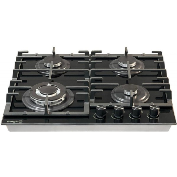 Газова варильна поверхня Borgio DR 6392-15 Black Glass FFD