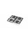 Варильна поверхня газова Borgio D 6390-19 White Glass