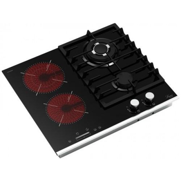 Варильна поверхня комбінована LUXOR Hausgerate GT 60 B Turbo SS Slider