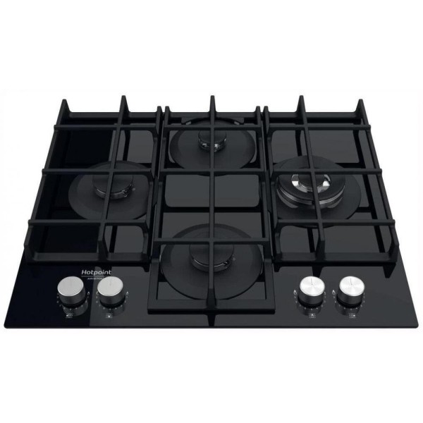 Варильна поверхня газова Hotpoint-Ariston HAGS 62F/BK