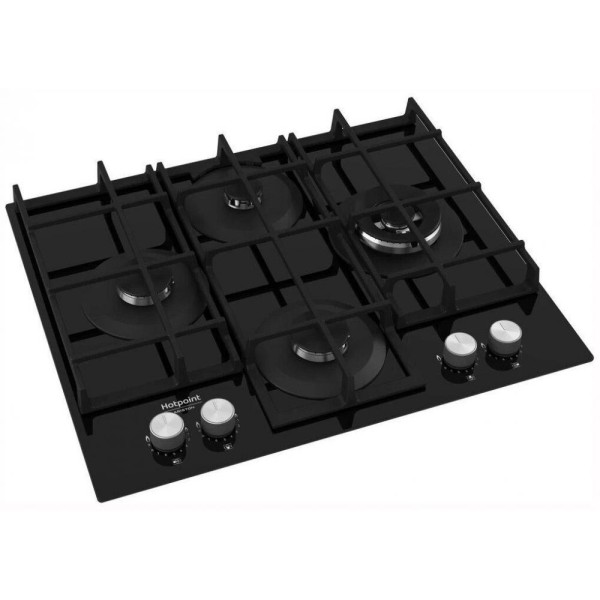 Варильна поверхня газова Hotpoint-Ariston HAGS 62F/BK