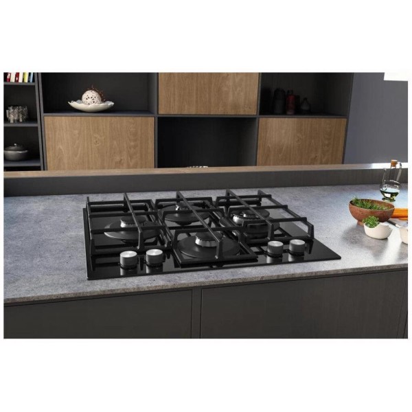 Варильна поверхня газова Hotpoint-Ariston HAGS 62F/BK