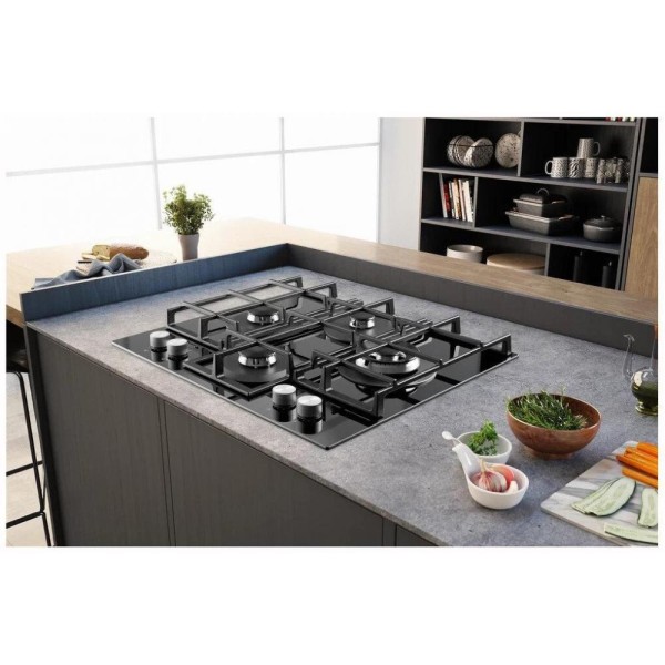 Варильна поверхня газова Hotpoint-Ariston HAGS 62F/BK
