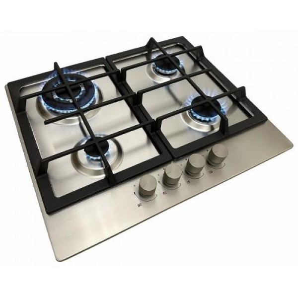 Варильна поверхня газова LUXOR Hausgerate PGE 640 SSD IX Italy Subuf Turbo