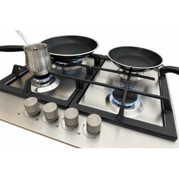 Варильна поверхня газова LUXOR Hausgerate PGE 640 SSD IX Italy Subuf Turbo