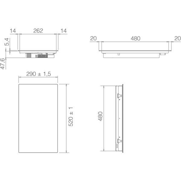 Індукційна варильна поверхня Elica RATIO 302 PLUS CONNECT BL