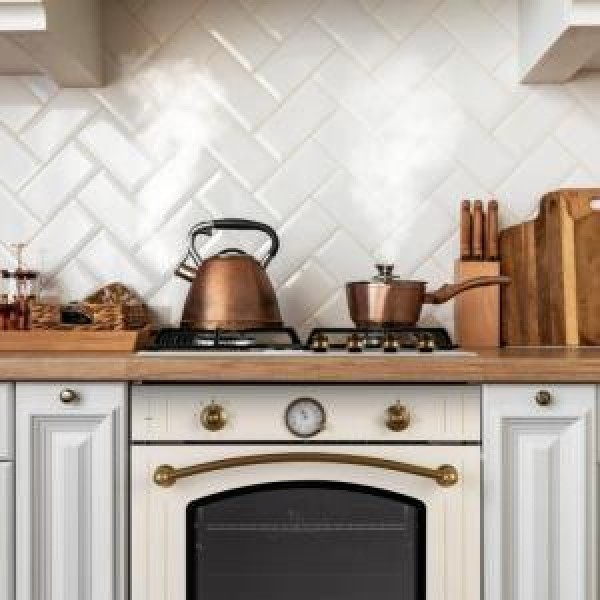 Газова варильна поверхня Perfelli RETRO MW69C BEIGE